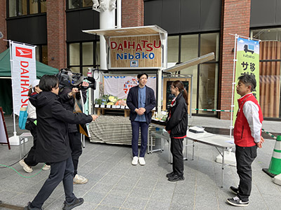 生中継リハーサルの様子